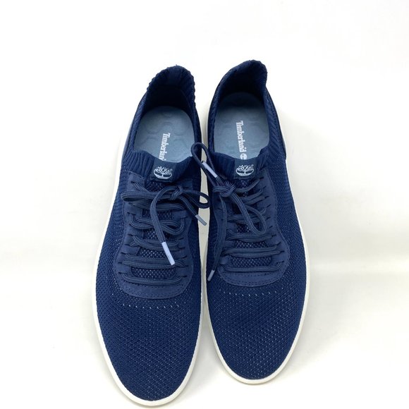 💖MEGA SALE💖TIMBERLAND MEN'S A2Q77 019 BRADSTREET ULTRA OXFORD NAVY KNIT Soft - Picture 7 of 11